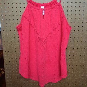 No Boundaries Red Tank (XL)